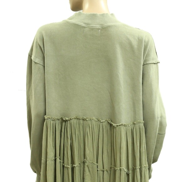 Free People We The Free Pixie Sweatshirt Mini Dress Oversized Cotton S 282980 - Picture 8 of 11